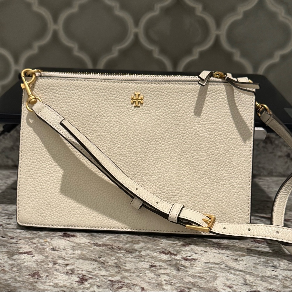 Tory Burch Blake Cream Crossbody Bag